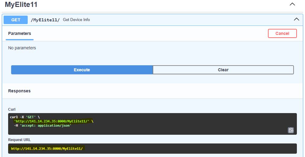 Accessing the server